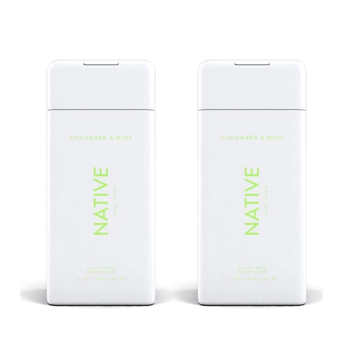 Native Cucumber & Mint Body Wash — 2 Pack