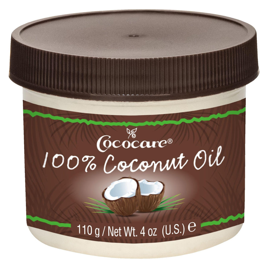 Cococare 100% Coconut Oil - All Natural Coconut Oil for Use on Skin & Hair - Ideal for All Skin Types (4oz)
