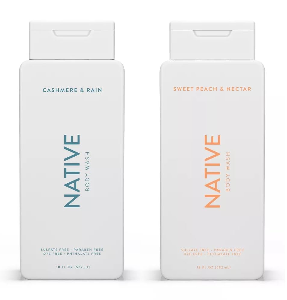 Native Body Wash — Sweet Peach & Cashmere 2 Pack