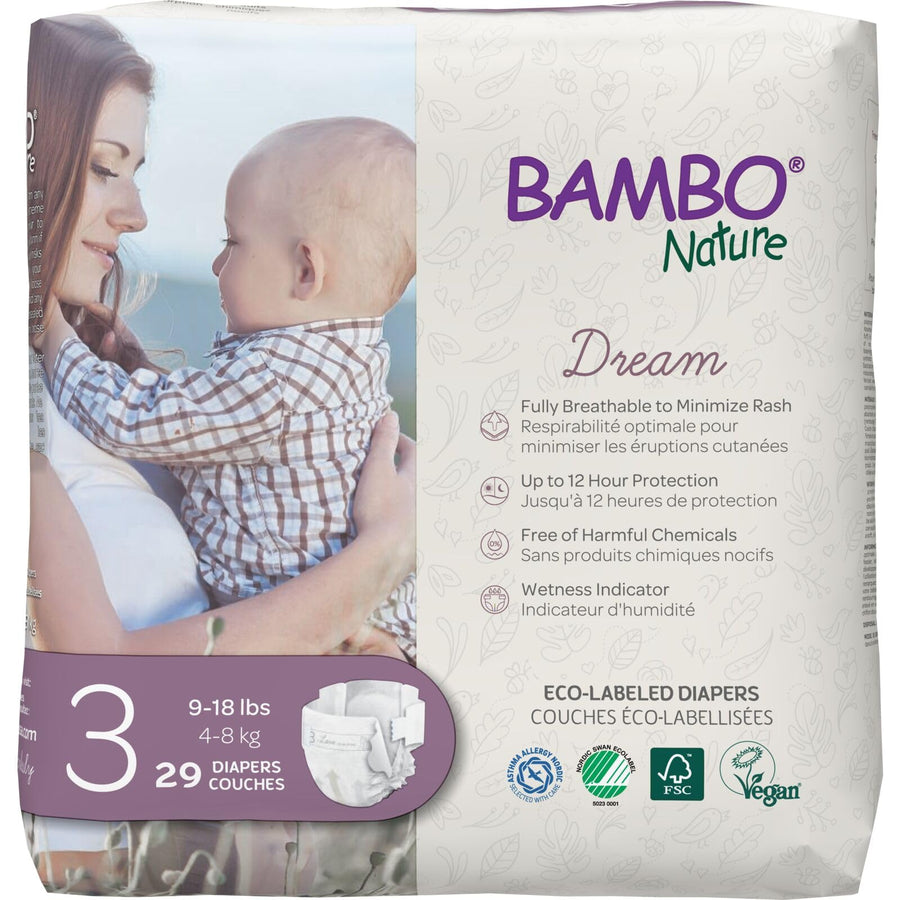 Bambo Nature Eco Diapers — Size 3, 174ct