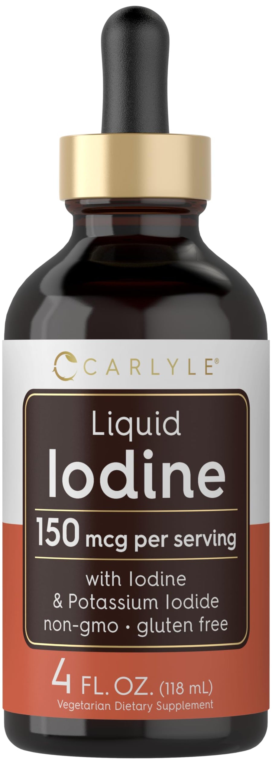 Liquid Iodine Drops — Non-GMO, Vegetarian 4oz