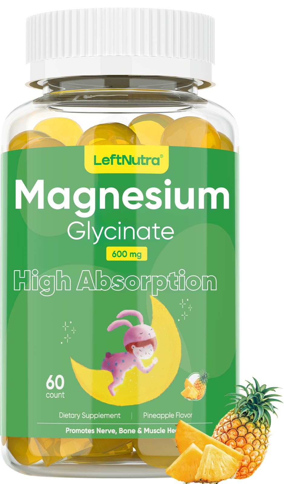 Magnesium Glycinate Gummies — Sleep & Calm 60ct