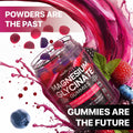 Magnesium Glycinate Gummies for Adults Chewable 400mg 60 Days Supply with