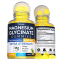 Magnesium Glycinate 400mg Gummies Vegan Gelatin Free High Absorption Non GMO 60