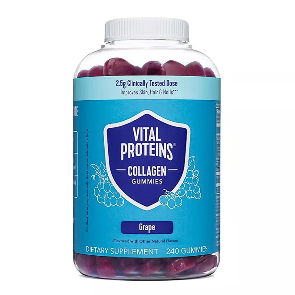 Collagen Peptide Gummies — Grape Flavor 240ct