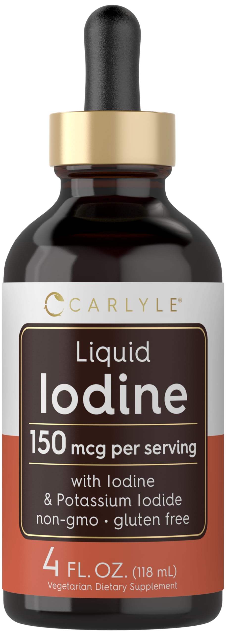 Liquid Iodine Drops — Non-GMO, Vegetarian 4oz