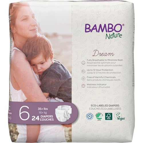 Bambo Nature Eco Diapers — Size 6, 48ct