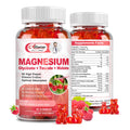 Magnesium Glycinate Gummies 500mg Magnesium Glycinate for Adults&Kids Sugar-FreeMagnesium Complex w/TaurateMalate Calcium COQ10 for Sleep & Relaxation CalmBrain MuscleNon-GMO Vegan